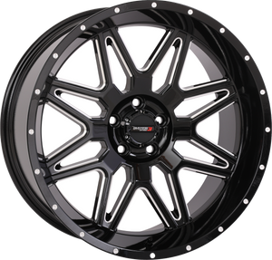 ST7 WHEEL - GLOSS BLACK MILLED