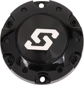 4/110 CENTER CAP GLOSS BLACK