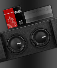Loaded 2 x 10" Subwoofer Enclosure for 2009 - UP Ford F-150 Crew Cab 2017 – 2026 Super Duty F-250 / F-350 Crew Cab - DS18