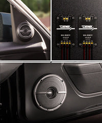 ZXI 6.5" 2- Way Component Speaker System with Kevlar Cone | 120 Watts Rms 4-Ohm - DS18