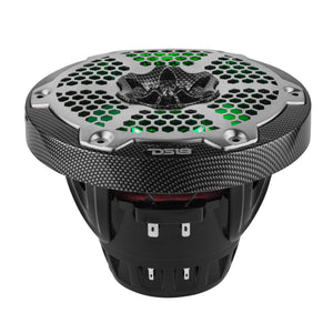 6.5” Marine 2-Way Hybrid Speaker with RGB LED, Compression Driver and Neodymium Magnet | 250W RMS 4-Ohm - DS18