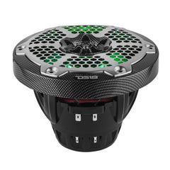 6.5” Marine 2-Way Hybrid Speaker with RGB LED, Compression Driver and Neodymium Magnet | 250W RMS 4-Ohm - DS18