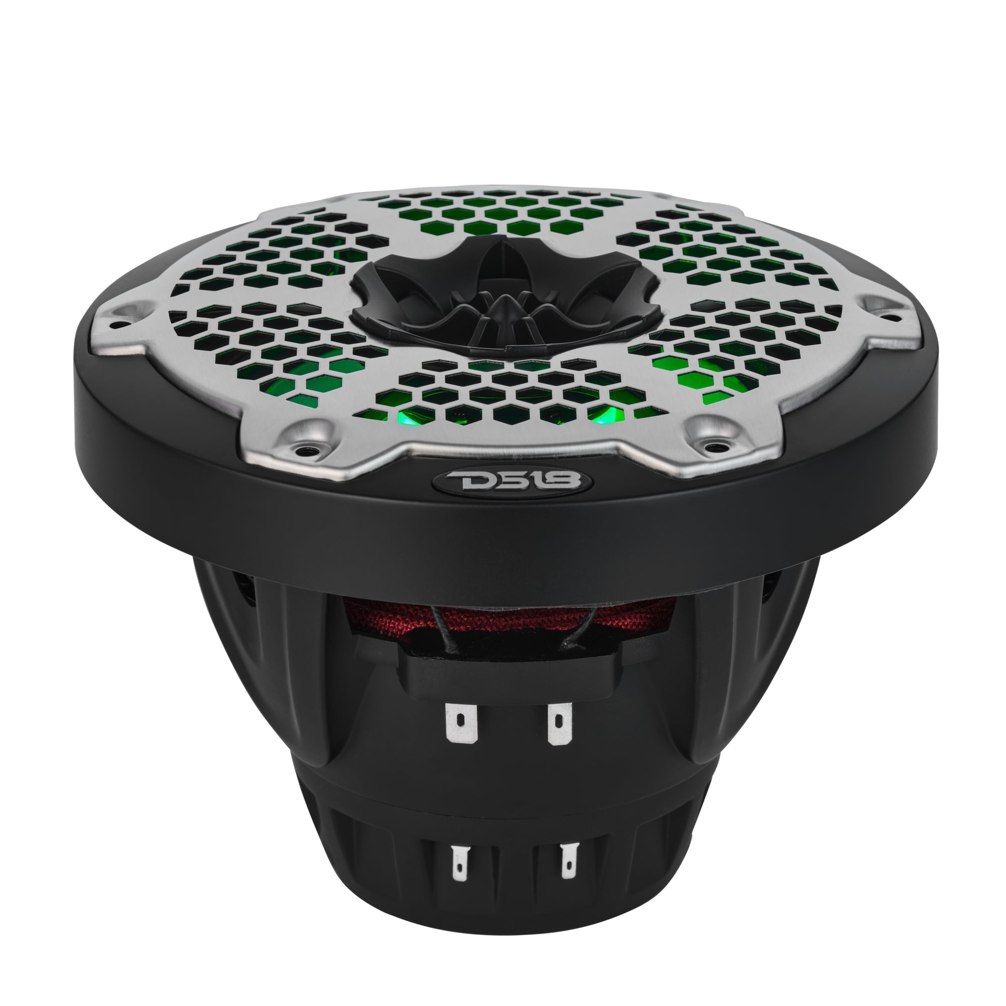 6.5” Marine 2-Way Hybrid Speaker with RGB LED, Compression Driver and Neodymium Magnet | 250W RMS 4-Ohm - DS18