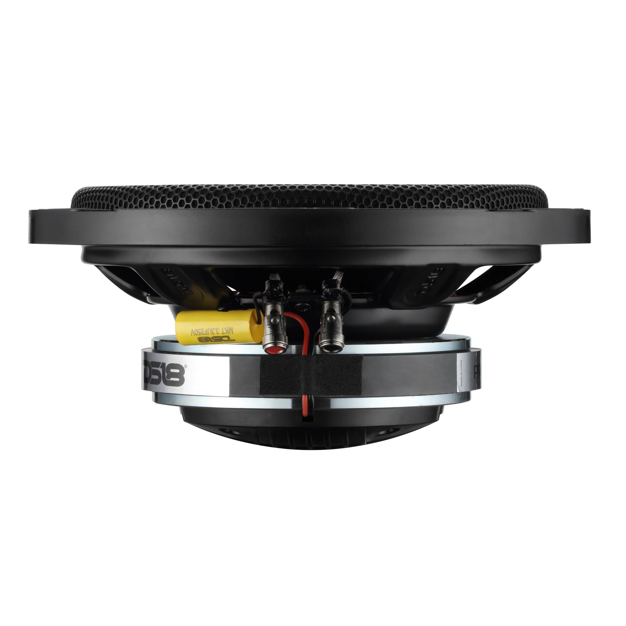 PRO 8" Shallow Coaxial Hybrid Mid-Range Loudspeaker with Built-in Driver | 200W RMS 8-Ohm - DS18