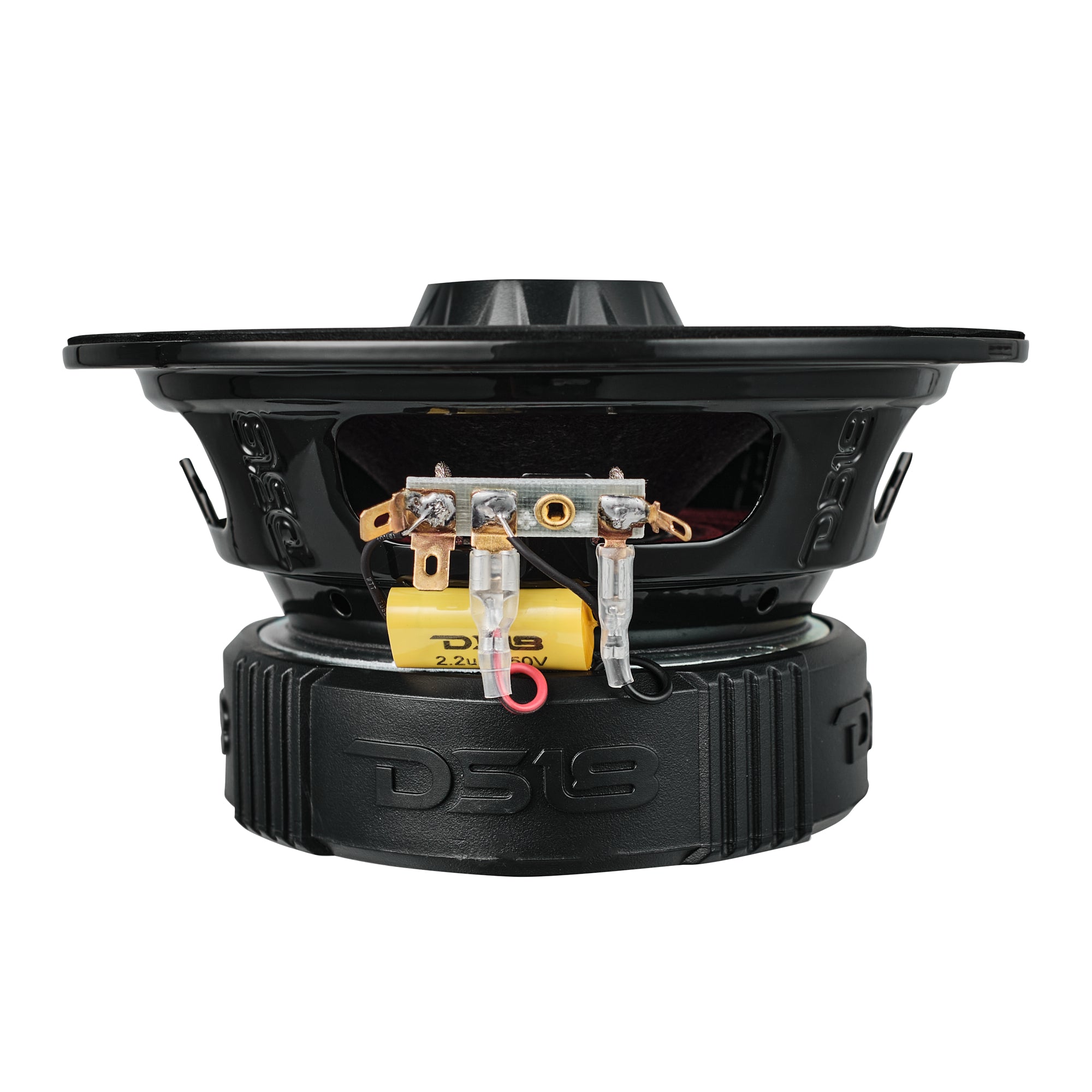 PRO-ZT 6.5" Coaxial Mid-Range Loudspeaker with Water-Resistant Cone Built-in Bullet Tweeter and Grill | 225W RMS 4-Ohm - DS18