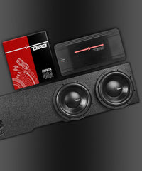 2019-2024 Chevy Silverado and GMC Sierra Loaded Dual 10" Subwoofer Enclosure System - DS18