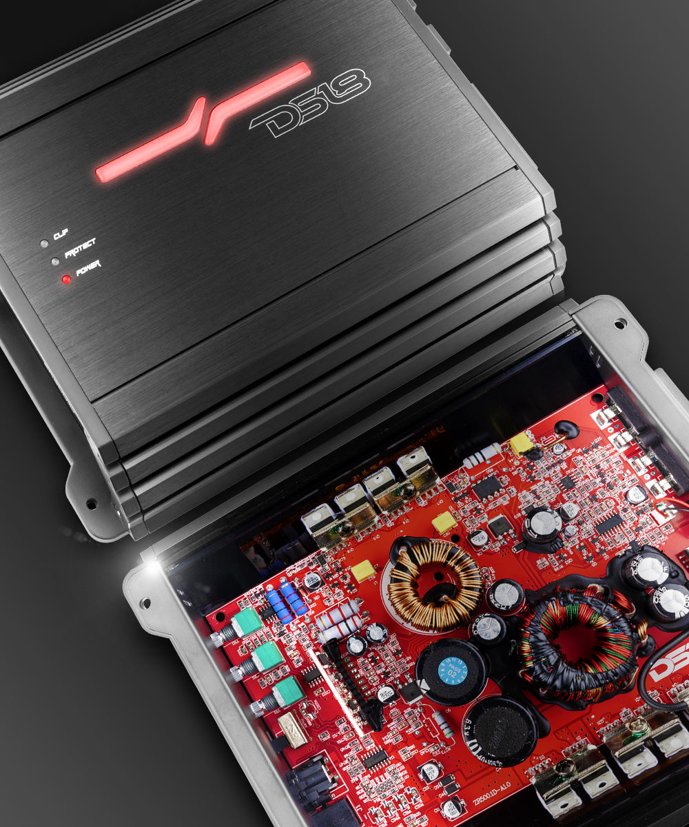 ZR 1-Channel Class D Amplifier 500 Watts Rms @ 1-Ohm - DS18