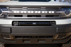 LED Light Kit | Bumper Mount | 20" Black Single Row | Ford Bronco Sport (21-26)