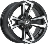 RIOT WHEEL 14X7 4/137 5+2 (+10MM) BLK/MACHINED