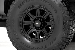 Rough Country 84 Series Wheel | Gloss Black | 17x8.5 | 6x5.5 | +0mm