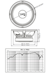 PRO-EXL 8" Mid-Range Loudspeaker 400 Watts Rms 4-Ohm - DS18