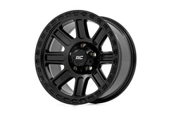 Rough Country 84 Series Wheel | One-Piece | Gloss Black | 15x8 | 5x5.5 | -19mm