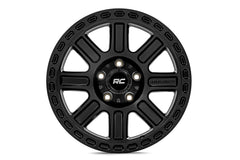 Rough Country 84 Series Wheel | One-Piece | Gloss Black | 15x8 | 5x4.5 | -19mm