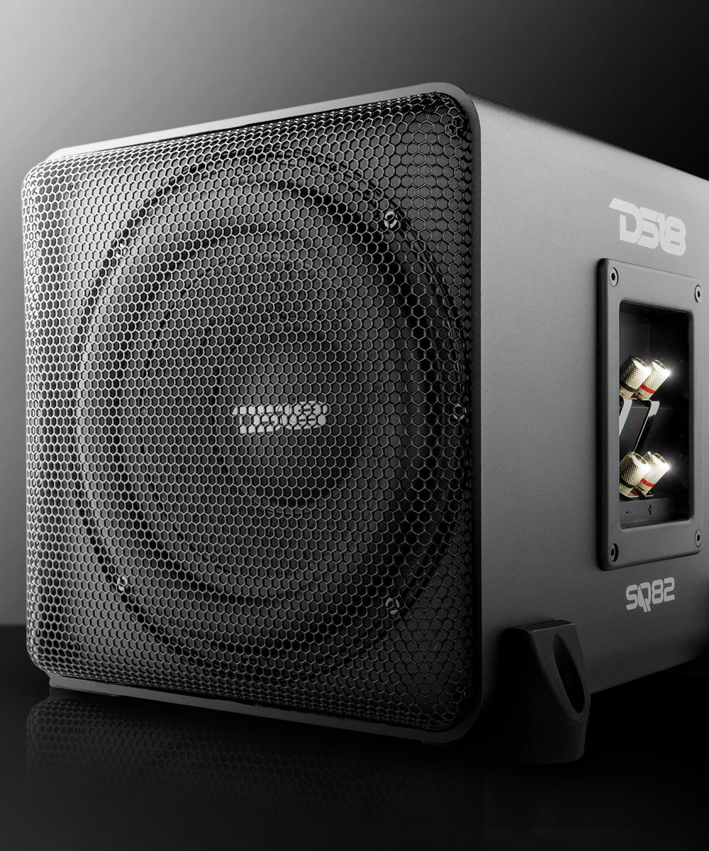Dual 8" Loaded High End Aluminum Subwoofer Enclosure 300 Watts Rms - DS18
