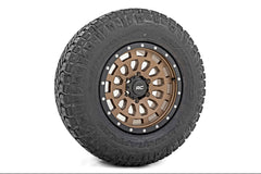 Rough Country 87 Series Wheel | Simulated Beadlock | Bronze/Black | 17x8.5 | 5x5 | +0mm