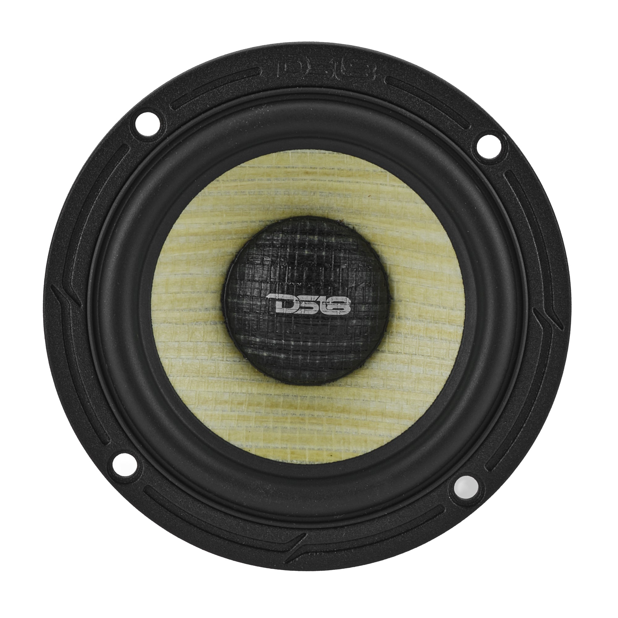 DXQ 6.5" 3-Way Component Speaker Set with Yellow Straw + Composite Foam Cone | 150W RMS 4-Ohm - DS18