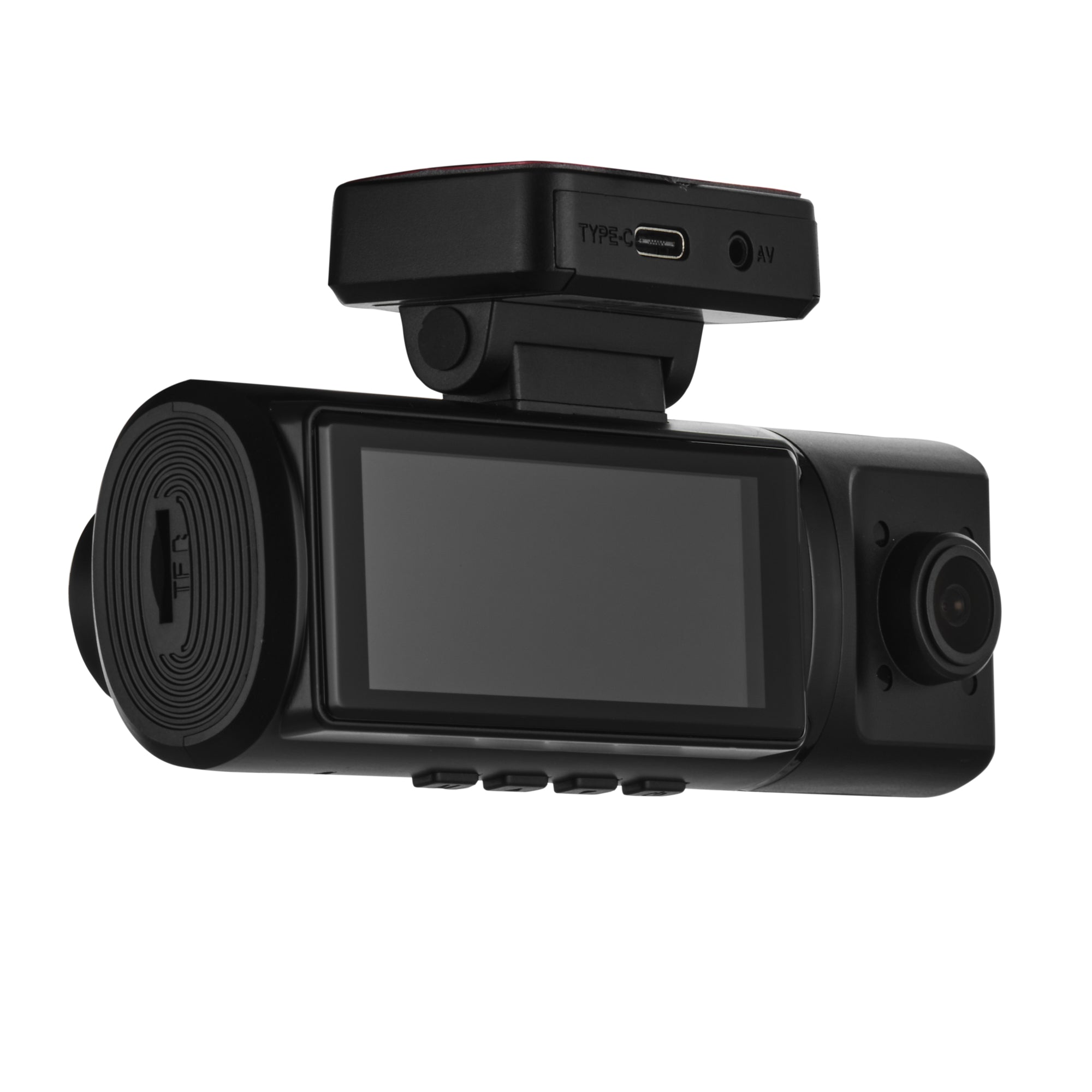 4K Triple Dash Camera with Front, In-Cabin and Rear Cameras, Wi-Fi, GPS and 3.16” IPS Display - DS18