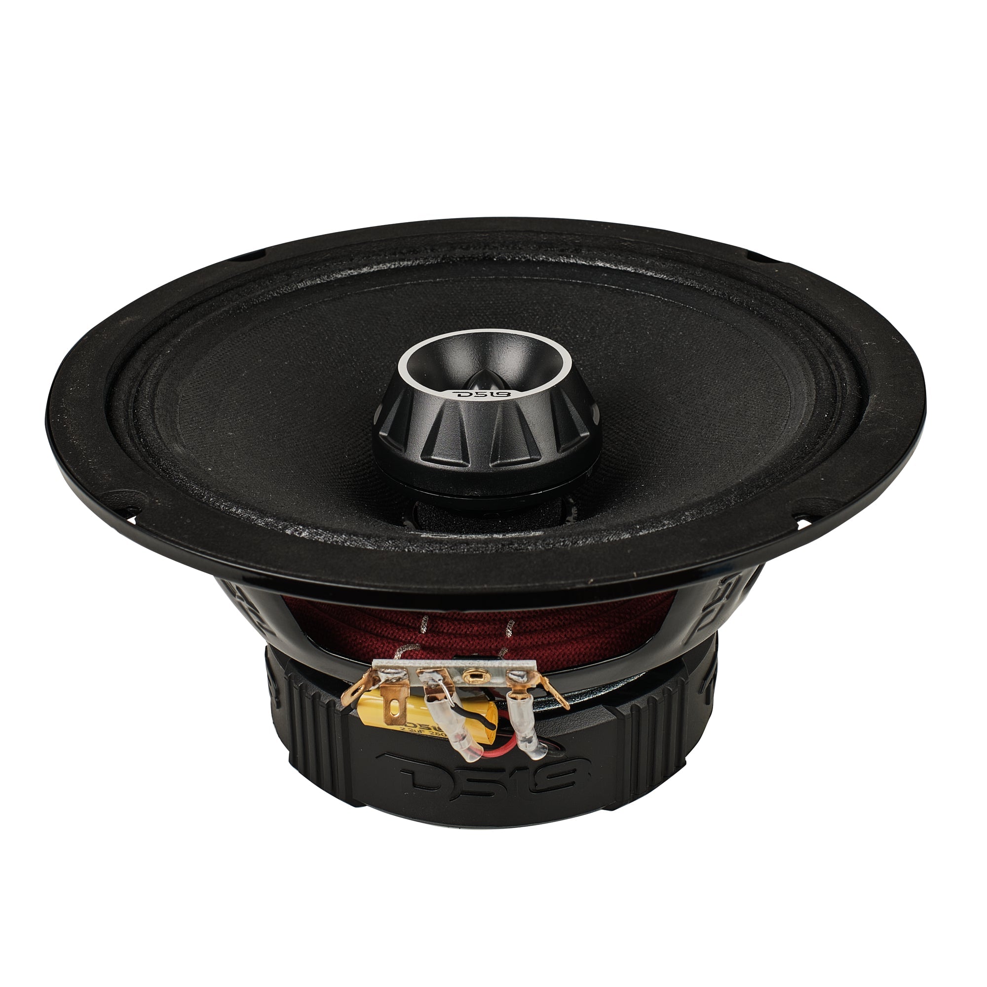 PRO-ZT 8" Coaxial Mid-Range Loudspeaker with Water-Resistant Cone Built-in Bullet Tweeter and Grill | 275W RMS 4-Ohm - DS18