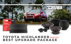 DS18 2008-2019 Toyota Highlander Front and Back Doors Speaker Best Upgrade Package 1800 Watts - DS18