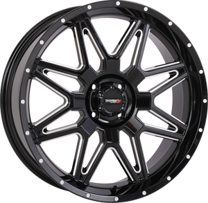 ST7 WHEEL - GLOSS BLACK MILLED