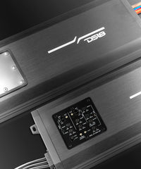 NXL 5-Channel Full-Range Class D IP67 Marine and Powersports Amplifier 4 x 150 @ 4-Ohm and 1 x 600 @ 2-Ohm Watts Rms - DS18