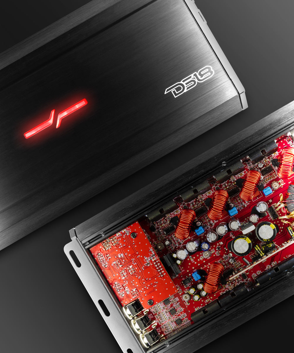 ZXI 4-Channel Class D Amplifier 4 X 250 Watts Rms @ 4-Ohm - DS18