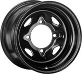SEDONA STEEL 12X7 4/137 4+3 BLK FRONT