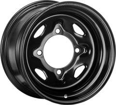 SEDONA STEEL 12X7 4/137 4+3 BLK FRONT
