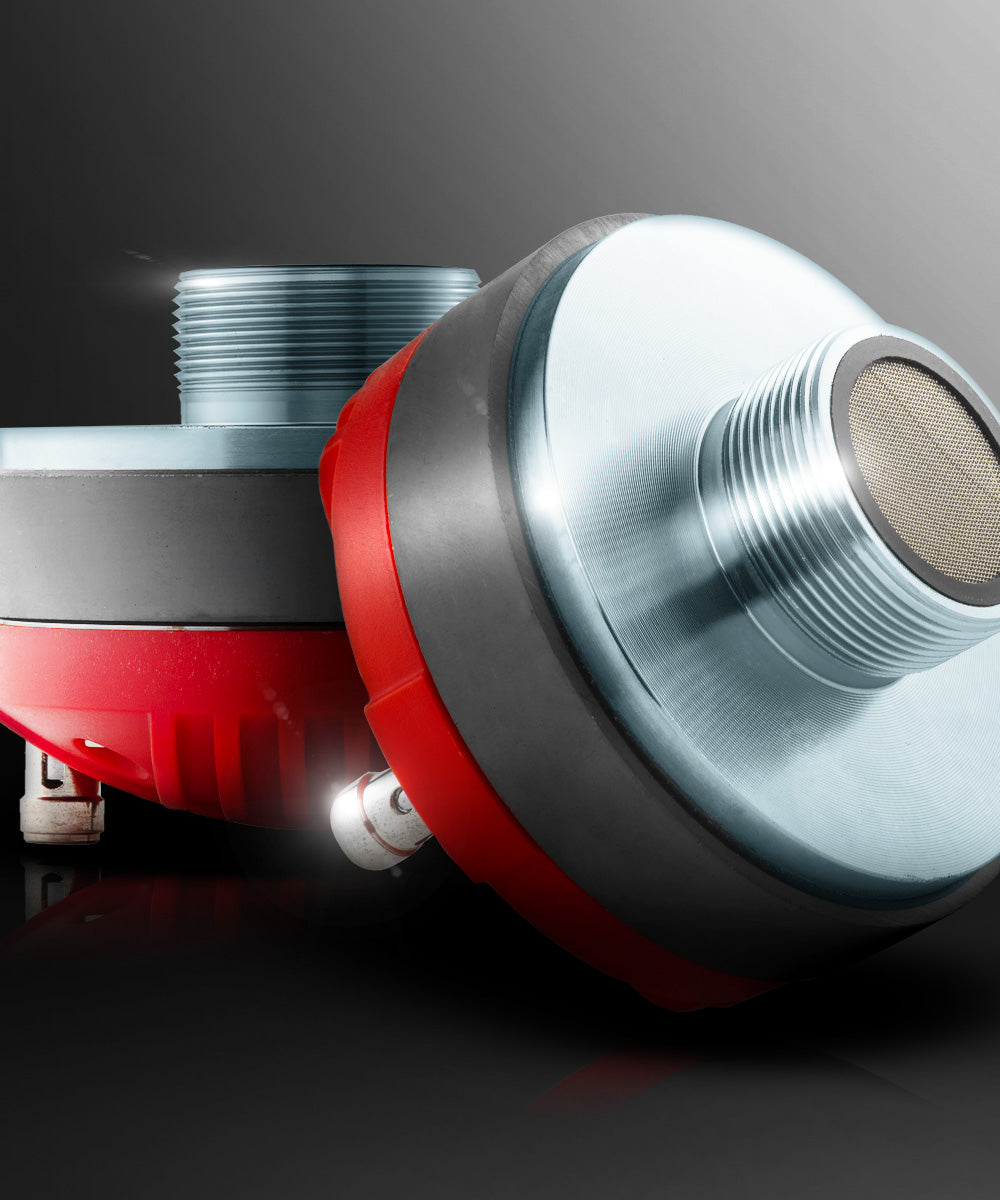 1" Throat Twist On Compression Driver with 1" Phenolic VC 240 Watts 8 ohm - DS18