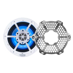 6.5” Marine 2-Way Hybrid Speaker with RGB LED, Compression Driver and Neodymium Magnet | 250W RMS 4-Ohm - DS18
