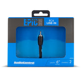 EPIC Twistcore Pair RCA Line-In (6in)