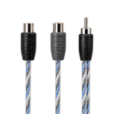 EPIC 1 Male - 2 Female Twistcore Pair RCA Y Splitter