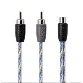 EPIC 2 Male - 1 Female Twistcore Pair RCA Y Splitter