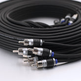 AC Studio 6-Channel Double-Shielded Directional Twisted Pair RCA Interconnect (12ft - 17ft)