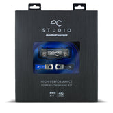 AC Studio High-Performance PowerFlow OFC Amp Wiring Kit (4 Gauge)