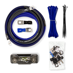 AC Studio High-Performance PowerFlow OFC Amp Wiring Kit (4 Gauge)
