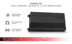 DS18 2009-2014 Acura TL Front and Back Doors Speakers Best Upgrade/Replacement Package 1800 Watts - DS18