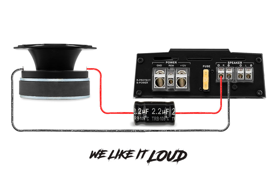 Bass Blocker 18KHz @ 4 ohms or 9KHz @ 8 ohms 6DB/OCT Tweeter 10PCK - DS18