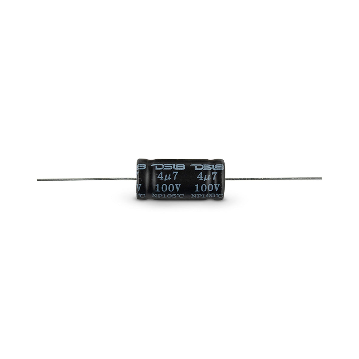 DS18 BB4.7UF/100V-10PK 4.7uF 100V Non-Polarized Bass Blocking Capacitor - DS18