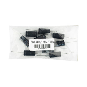 DS18 BB4.7UF/100V-10PK 4.7uF 100V Non-Polarized Bass Blocking Capacitor - DS18