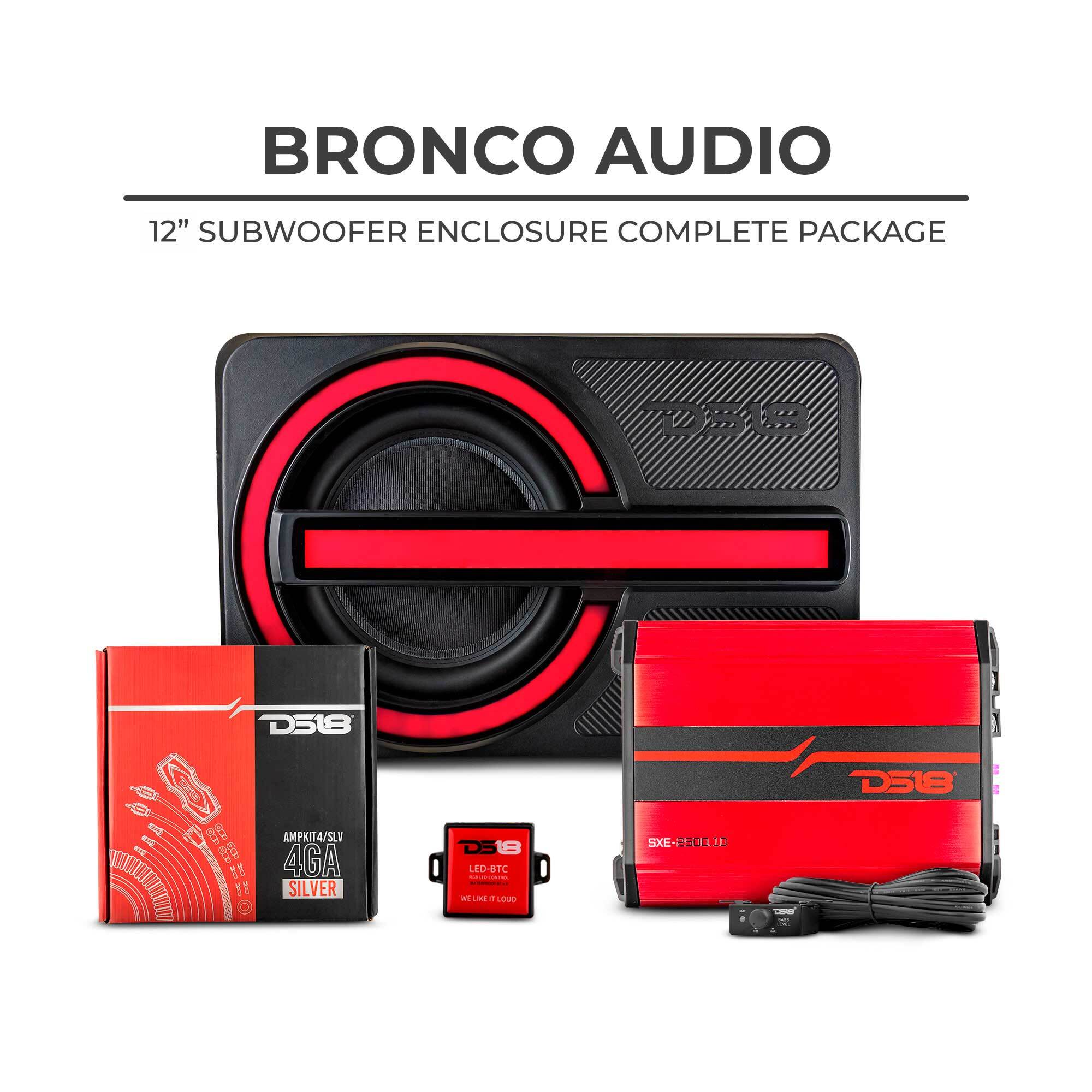 Bronco 6th Gen BRO-BASS Package 12” Subwoofer Enclosure Complete Package - DS18