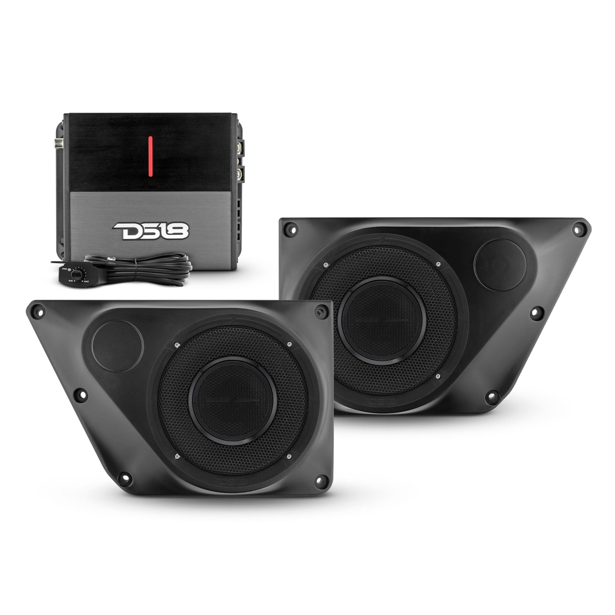 Bronco 6th Gen Rear Door Panels Loaded – Dual 6.5" Coaxial Hybrid Midrange with Amplifier - DS18