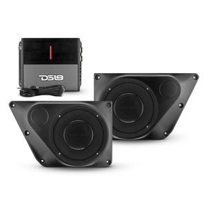 Bronco 6th Gen Rear Door Panels Loaded – Dual 6.5" Coaxial Hybrid Midrange with Amplifier - DS18
