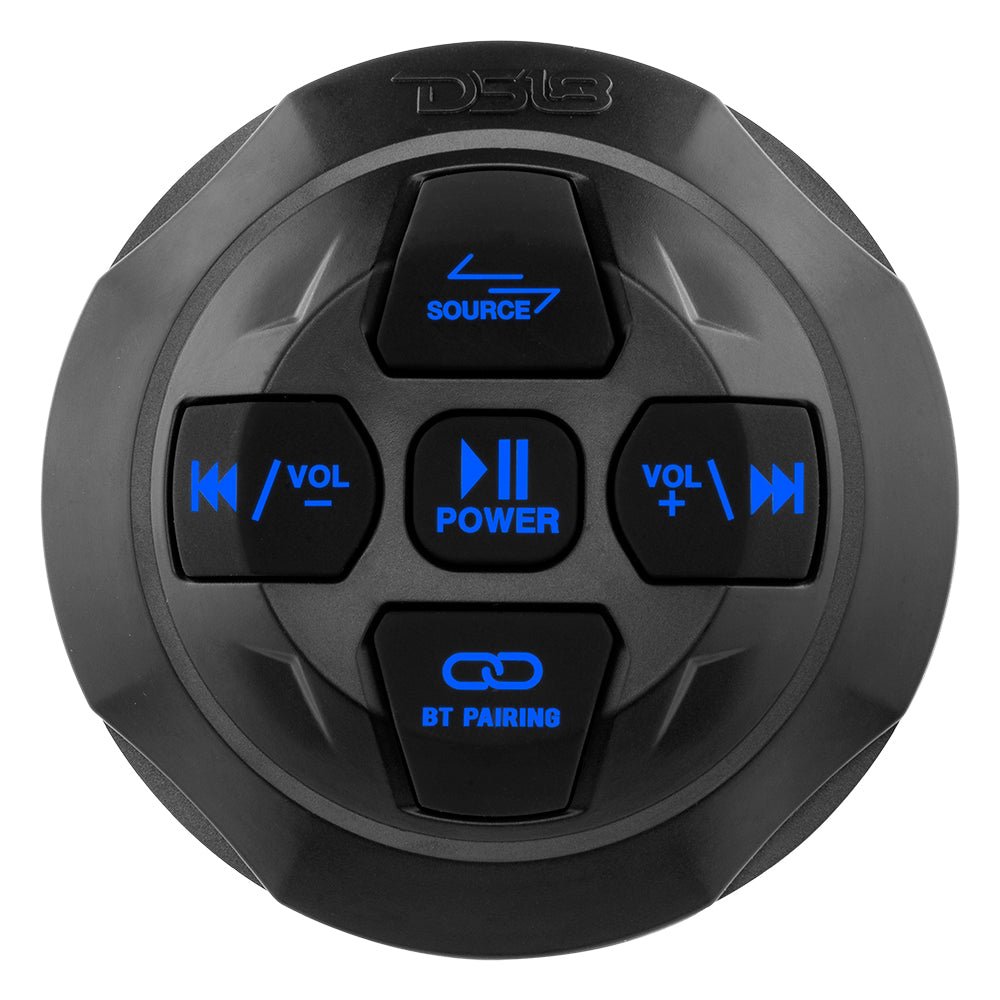 Marine And Powersports Waterproof Bluetooth Audio Receiver With Controls - DS18