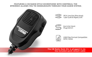 Marine And Powersports Waterproof Bluetooth Audio Receiver With Controls and Microphone - DS18