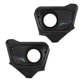 Can-Am Maverick X3 (2017-Up) Rear Door Speaker Panels with Digital LED Badge - DS18