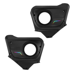 Can-Am Maverick X3 (2017-Up) Rear Door Speaker Panels with Digital LED Badge - DS18