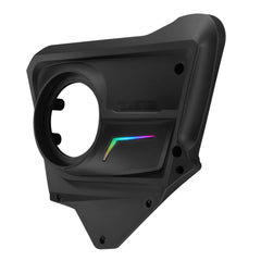 Can-Am Maverick X3 (2017-Up) Rear Door Speaker Panels with Digital LED Badge - DS18