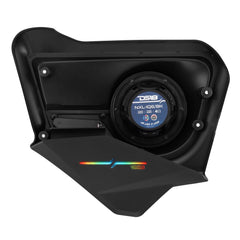 Can-Am Maverick X3 Max (2017-Up) Rear Door Speaker Panels Loaded with NXL-IQ 6.5" 2-Way Coaxial Marine Speakers and Digital