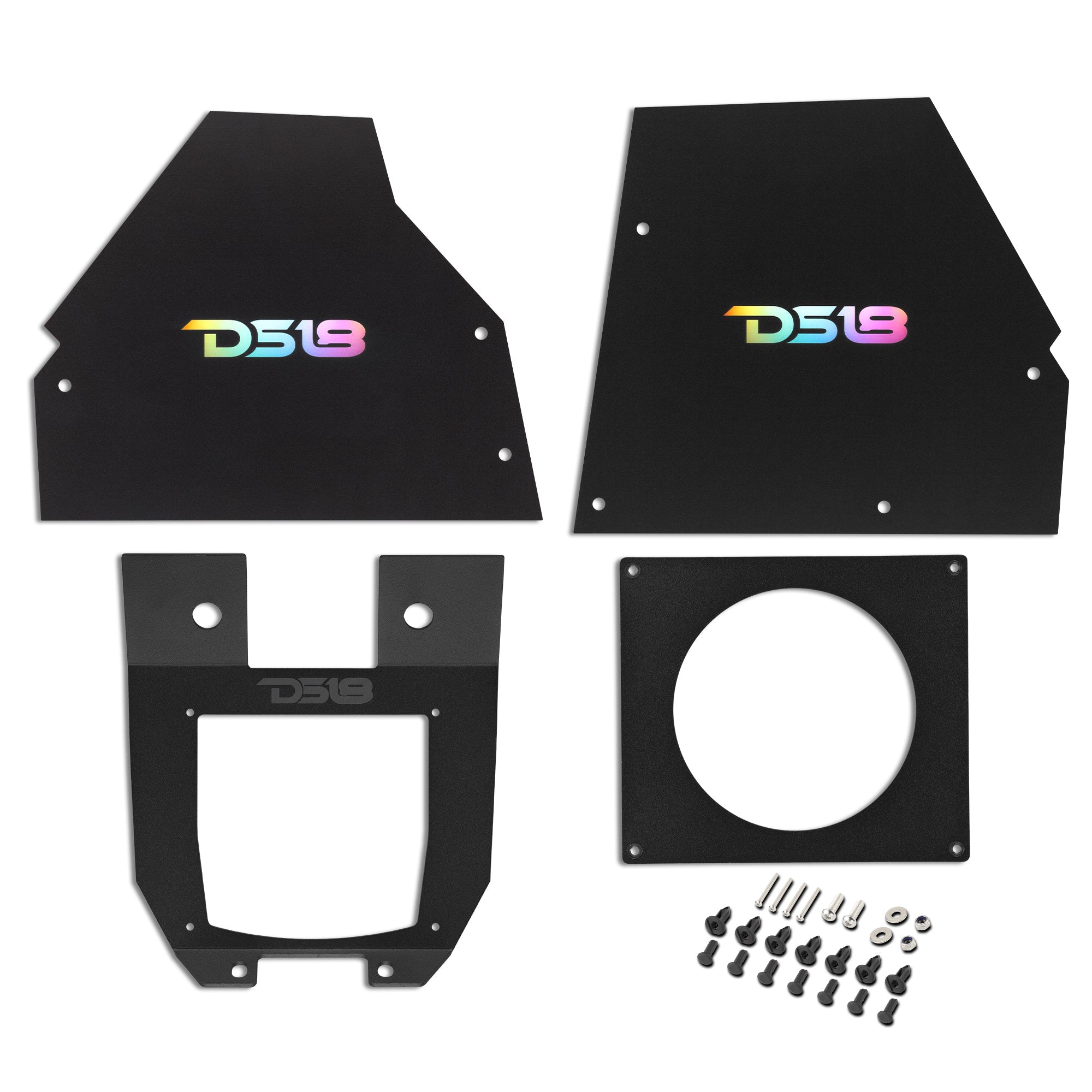 Can-Am Maverick X3 Lower Bracket Kit for MRX150 Head-Unit with Center Console Covers and LED Badges - DS18